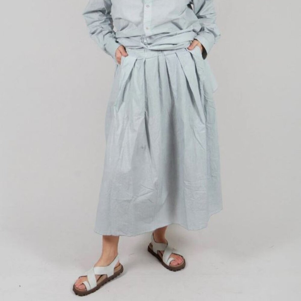Hannoh Wessel Jolisa Skirt in Platin Old Light Blue Sz 36 (4)